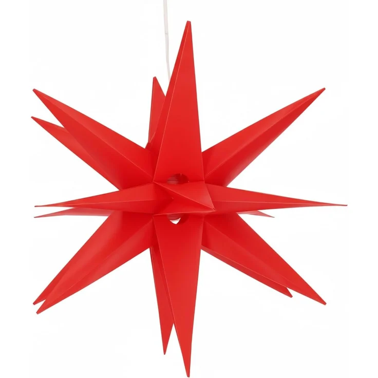 Guru-Shop LED-Stern für außen 3D Außenstern Kaspar, Weihnachtsstern,., Leuchtmittel inklusive – Bild 4