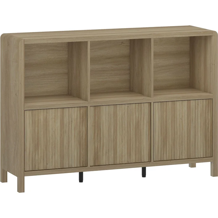 Sideboard Lukkodso 77x110x30 cm Eicheoptik rustikal [en. casa] – Bild 3