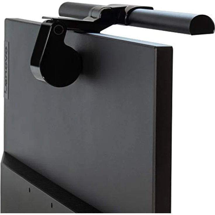 FeinTech LTL00700 LED Monitor Lampe USB, Platzsparende Aluminium Schreibtischlampe mit dimmbarem Licht und einstellbarer Farbtemperatur, neigbar, schwarz – Bild 3