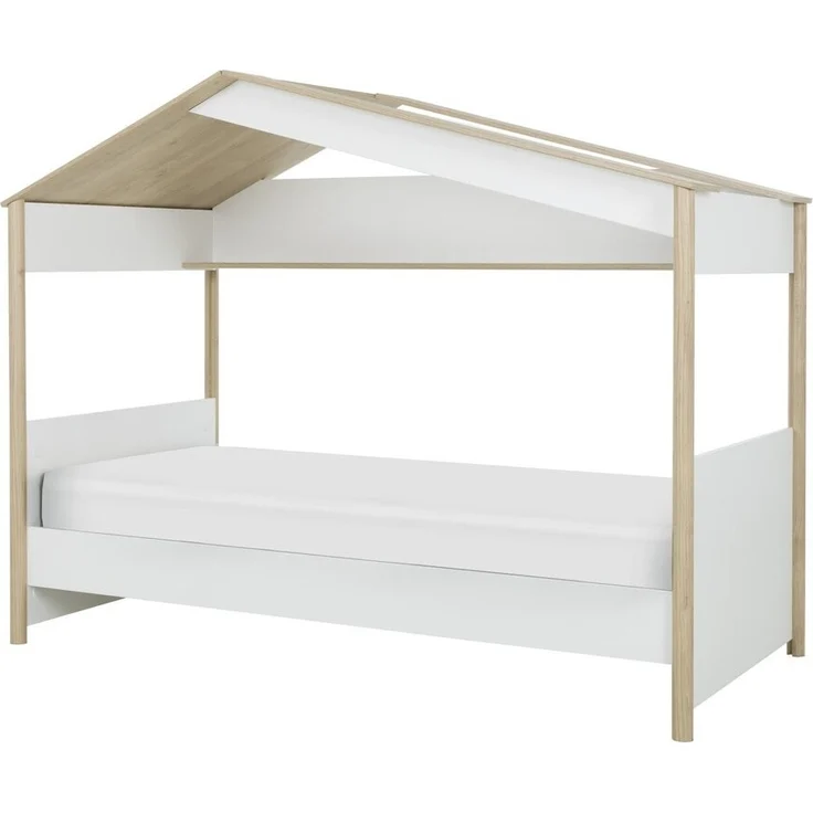Calicosy Hausbett 90x200 cm – MATIS - Weiß/Holz – Bild 3