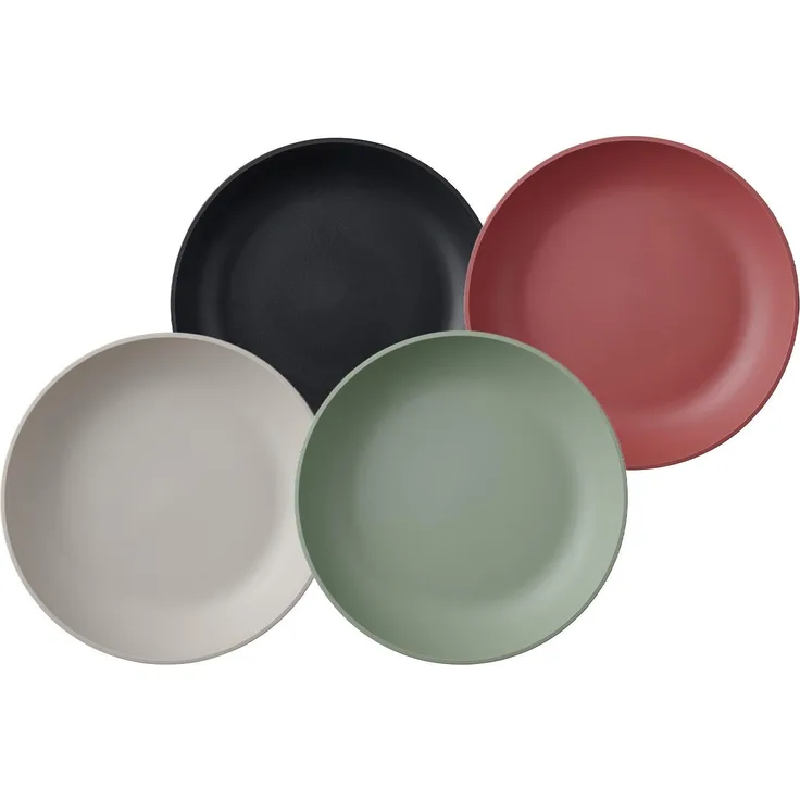 Mepal SILUETA Suppenteller ø 21 cm 4er Set Bunt