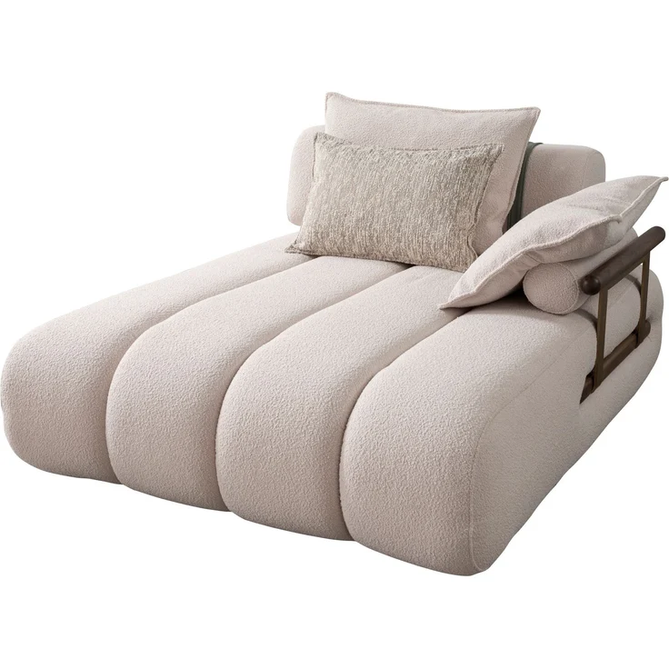 Sitzgruppe/Sofa Set - Wohnzimmergarnitur "Luccani" 3 Sitzer + Ecksofa + Mittelkonsole +1 Sitzer-White/Mintgrün – Bild 13