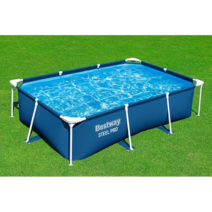 Steel Pro™ Frame Pool ohne Pumpe 259 x 170 x 61 cm, dunkelblau, eckig – Bild 11