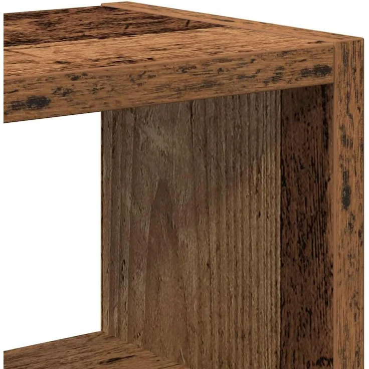 vidaXL Wandregal Altholz-Optik 45x16x45 cm Holzwerkstoff 856071 – Bild 6