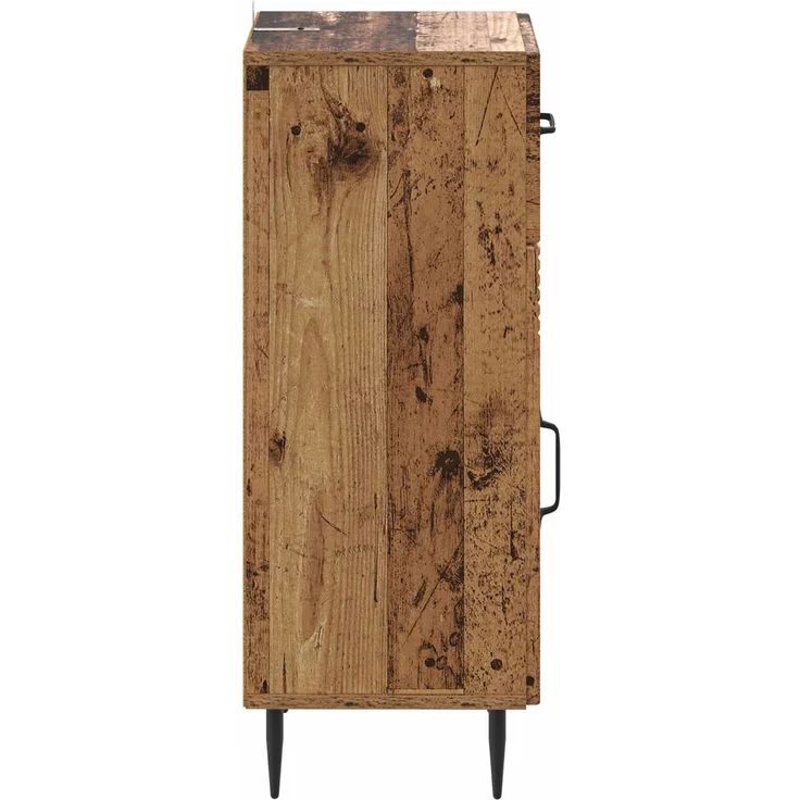 vidaXL Badezimmer Aufbewahrungsschrank HAARLEM Altholz 30 x 31 x 80 cm 896833 – Bild 4