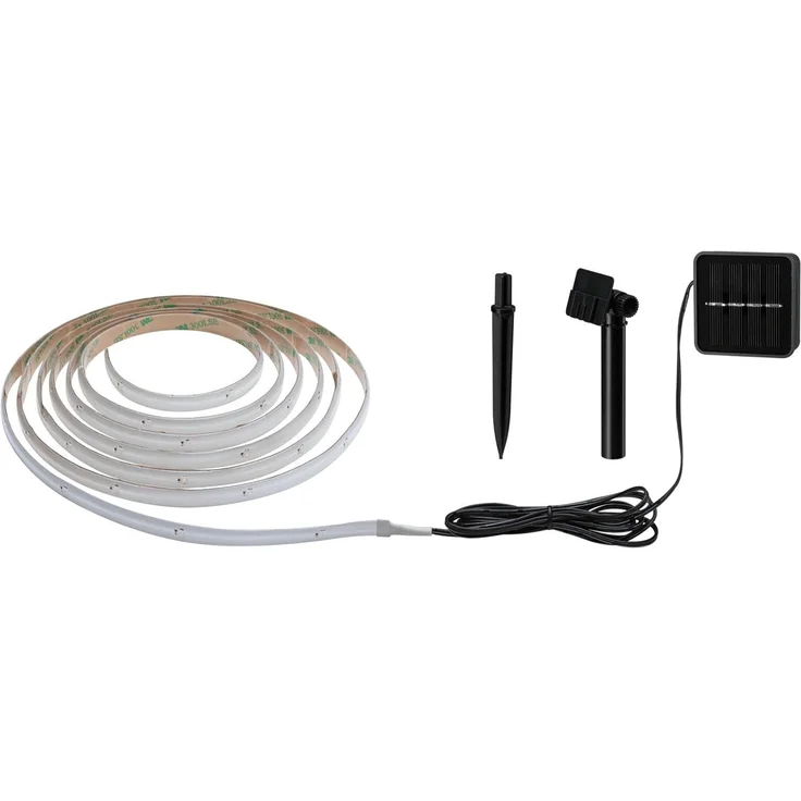Paulmann No. 78897 LED Stripe Solar 3m IP44 inkl. Dämmerungssensor und Akku RGB – Bild 9
