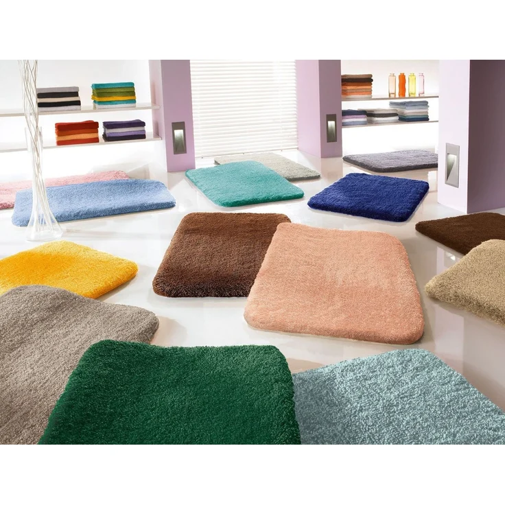Kleine Wolke Badematte Kleine Wolke Badteppich RELAX LBH 120 x 70 x 3 cm blau Badematte – Bild 3