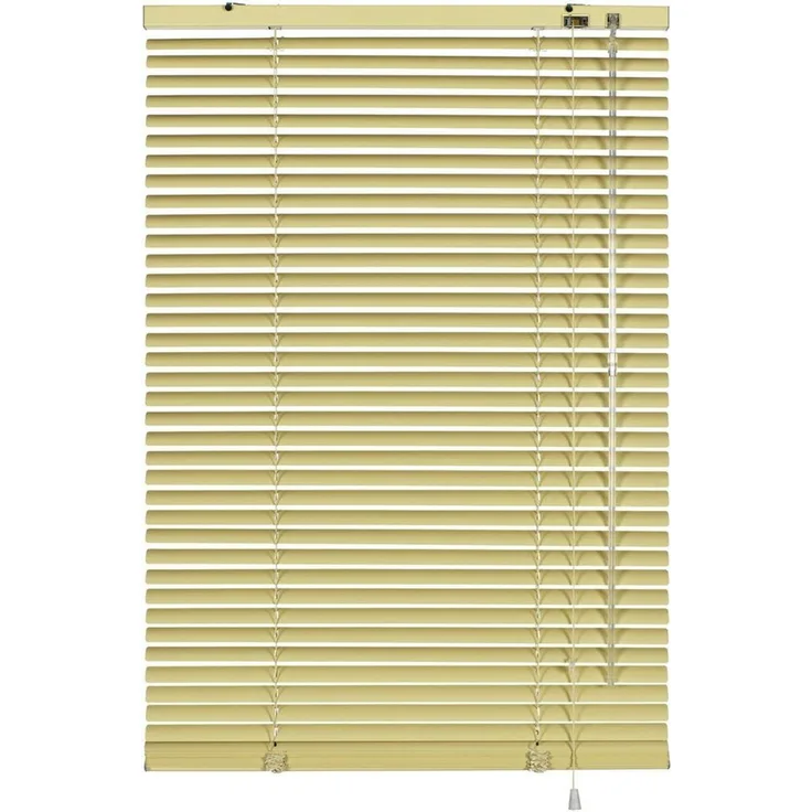 GARDINIA Alu-Jalousie, Sicht, 25 mm, Beige, 175x100 cm