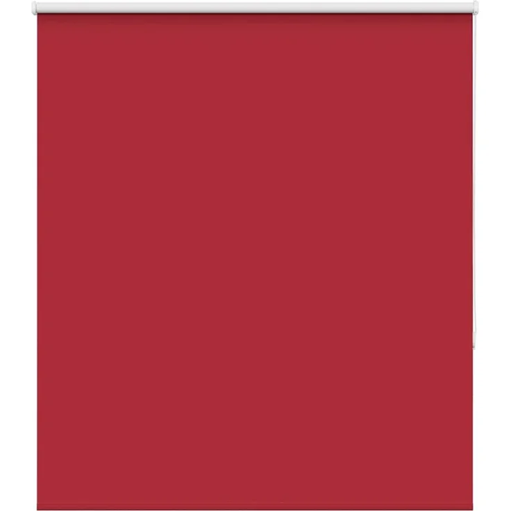 vidaXL Verdunkelungsrollo Rot 125x150cm Stoffbreite 121,6cm Polyester 4011783 – Bild 1