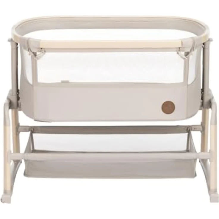 Maxi-Cosi Iora Air 2-in-1 Beistellbett mit Schaukelfunktion, atmungsaktive Stoffe, klappbar, inkl. Matratze & Reisetasche - Classic Beige Eco FR – Bild 4