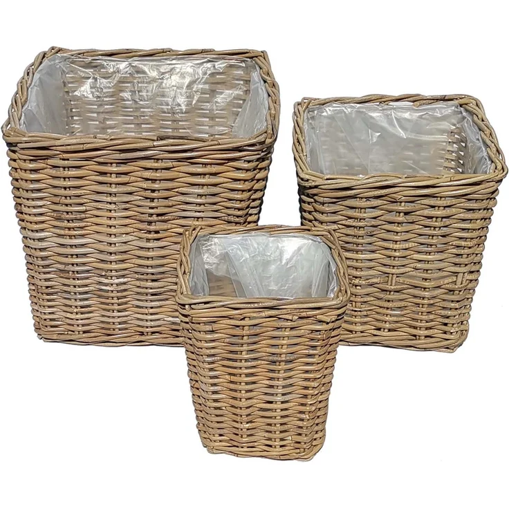 Rattan Korb Turin 3 er Set – Bild 14