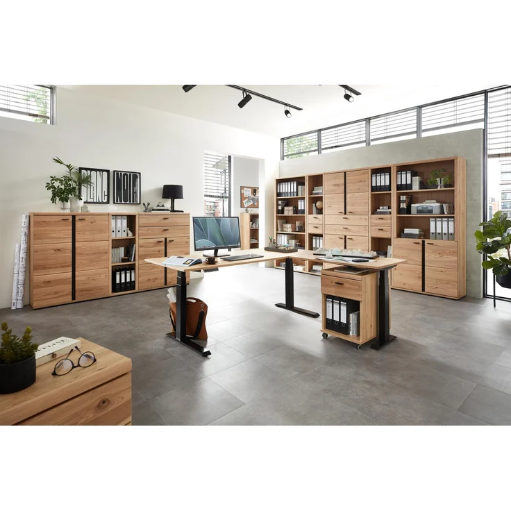 Regal Sonos, Holzwerkstoff, Holzfarben, 44 x 124 x 38 cm – Bild 4