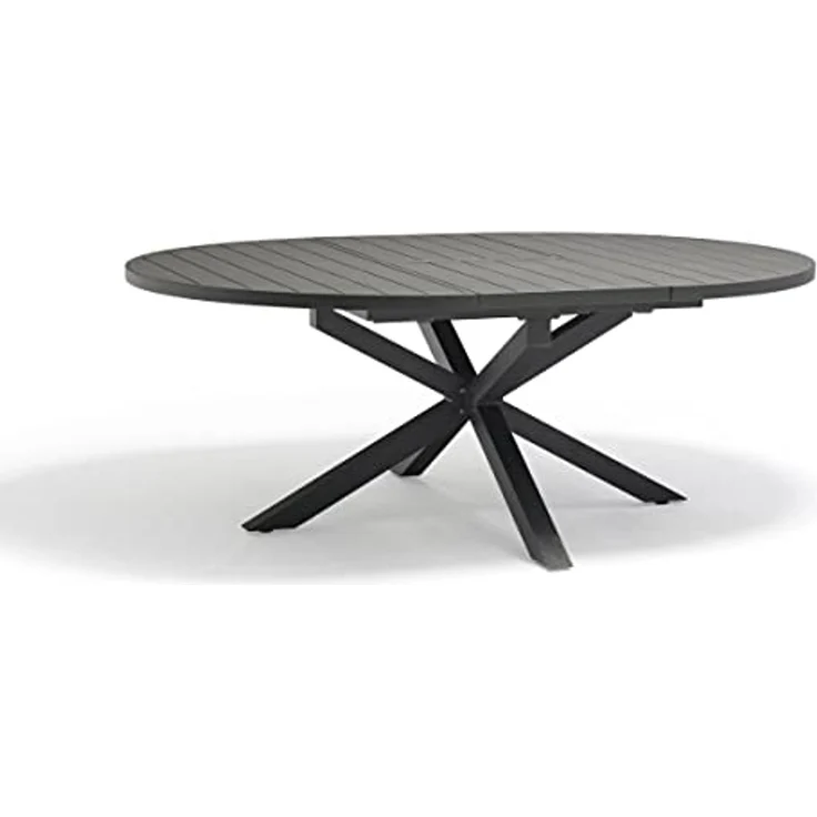 Destiny Gartentisch ARONA, Ø120/ (oval 170x120)x75cm, Aluminium – Bild 4