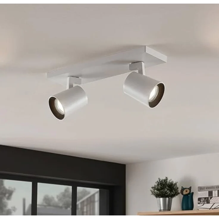 Arcchio Deckenstrahler Iavo, Metall, Weiß IP20, 2x8 W LED – Bild 3