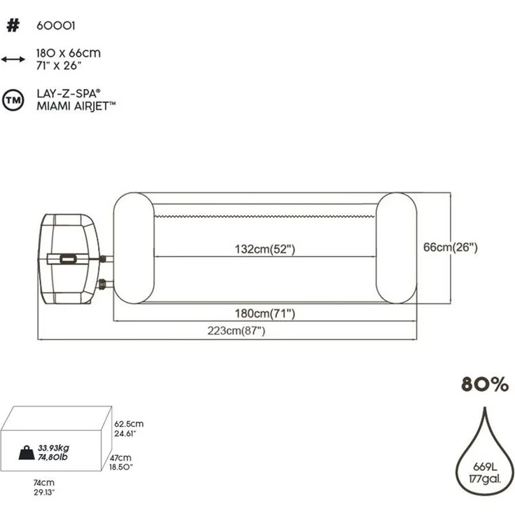 Bestway Whirlpool Lay-Z-SPA Miami – Bild 11
