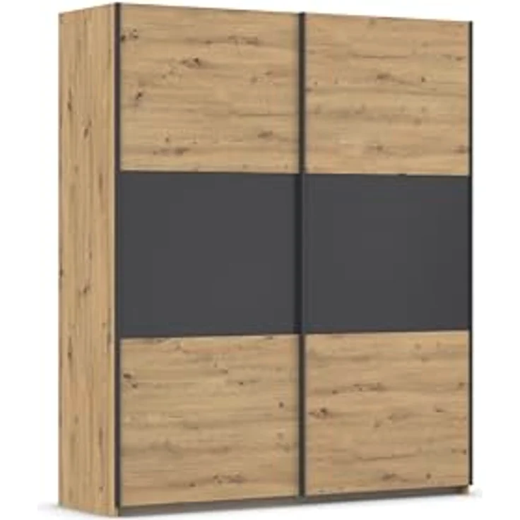 rauch Schwebetürenschrank Kleiderschrank Schrank Garderobe Garderobenschrank Wäscheschrank NEO (in 3 verschiedenen Ausstattungen BASIC/CLASSIC/PREMIUM) mit großzügigem Stauraum und vielfältigen Farbkombinationen – Bild 2