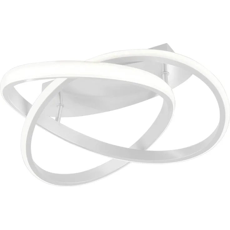 LED Deckenleuchte, weiß, Ring Design, dimmbar, 45 cm, COURSE