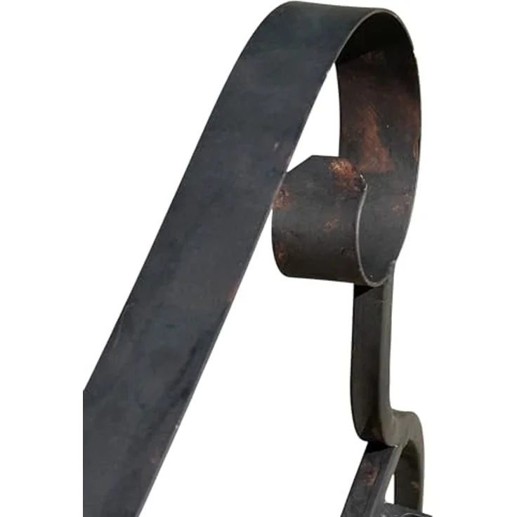 DanDiBo Gartenbank Metall 2 Sitzer Wetterfest Sitzbank Garten Bank Antik 18940 Dunkelbraun Metallbank 120 cm Eisenbank – Bild 4