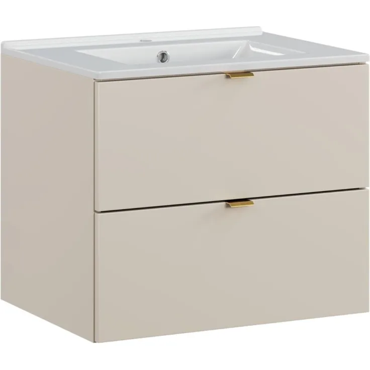 99rooms Dalina Unterschrank Kaschmir 60 cm mit Waschbecken