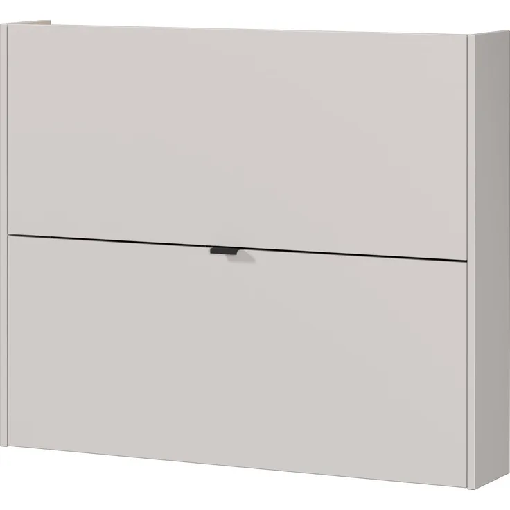 Germania Schuhschrank 1368-605 GW-Ameca, in Kaschmir/Navarra-Eiche, geringe Tiefe - ideal für schmale Flure, 100 x 83 x 18 cm (BxHxT)