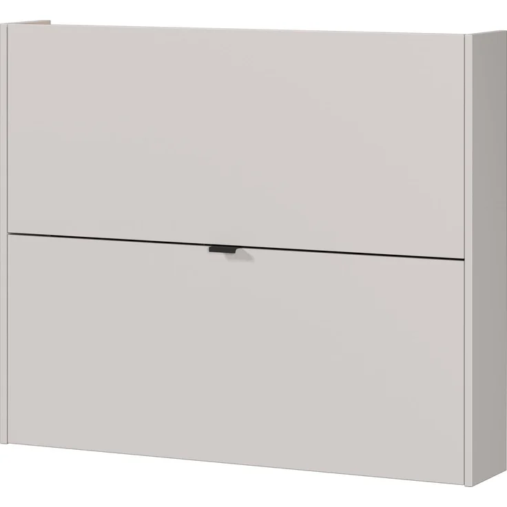 Germania Schuhschrank 1368-605 GW-Ameca, in Kaschmir/Navarra-Eiche, geringe Tiefe - ideal für schmale Flure, 100 x 83 x 18 cm (BxHxT)