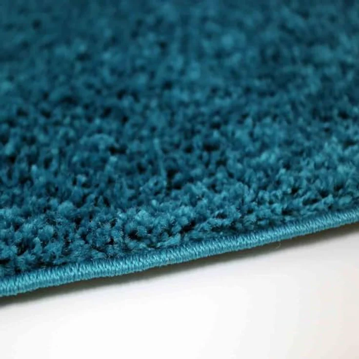 Vimoda Hochflor-Teppich Shaggy Türkis, Rechteckig, Höhe: 30 mm, Langflor Läufer Einfarbig Modern Wohnzimmer – Bild 6