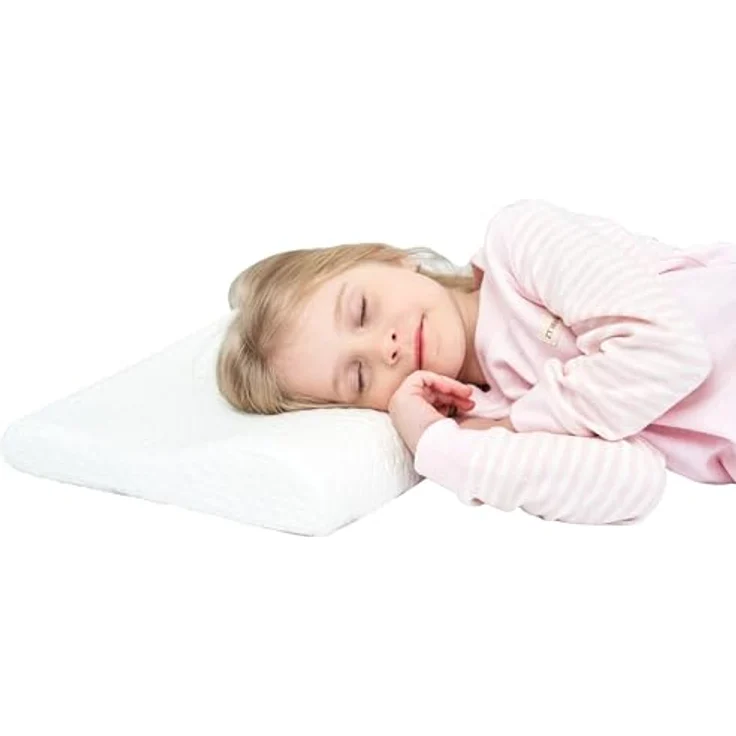 Gesundheit Kinder Kissen für Bett Schlafen Hypoallergenic Memory Schaum kinderkissen Neck-Protector für Kinder（3-10 Jahre） – Bild 2