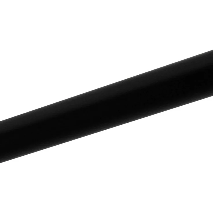 MDEKOR Gardinenstange Gardinenrohr aus Metall – Stahlrohr für Stangen Ø 16, 19 & 25 mm, Ø 19 mm Schwarz Matt, Länge 200 cm – Bild 2