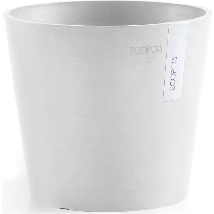 ECOPOTS Blumentopf Amsterdam Mini 17 Weiß, für den Innenbereich – Bild 5