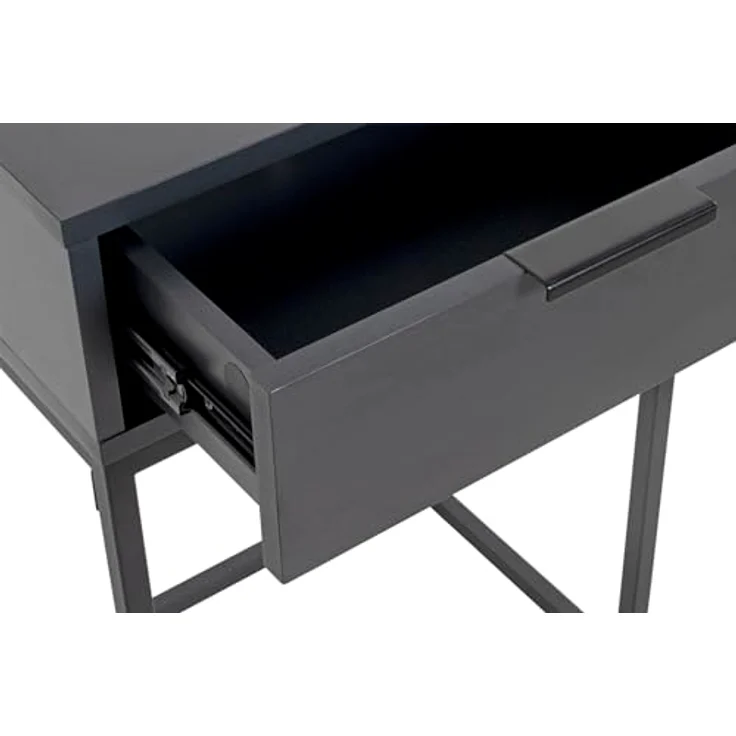 XXXL Nachtschrank Anthrazit, Metall mit 1 Schublade, 40x50x40 cm, Typenauswahl – Bild 6