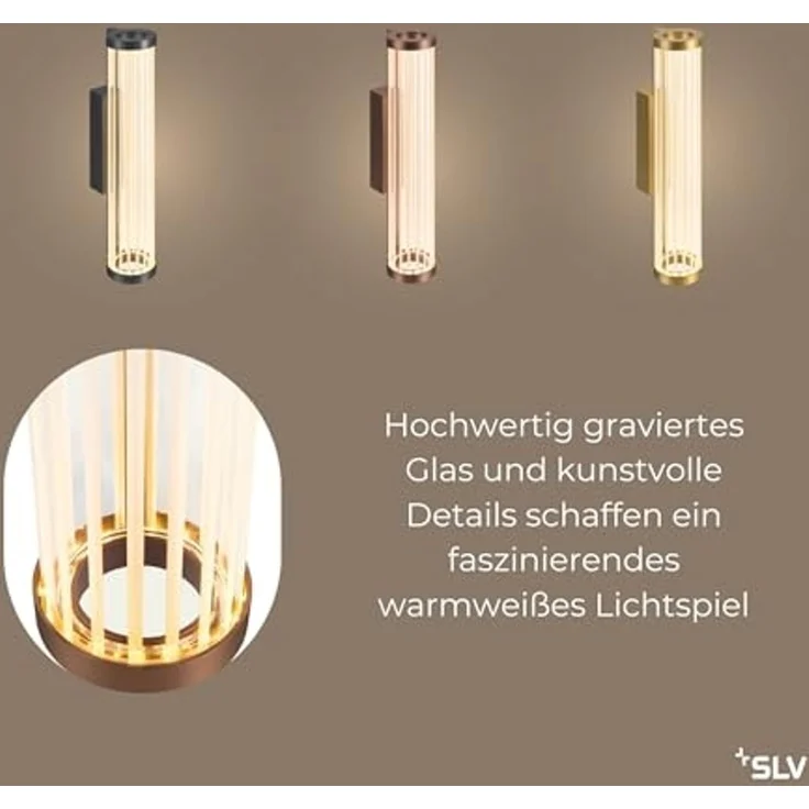 SLV 1008037 QUIMERA Wandaufbauleuchte 2700-3000K PHASE dunkel kupfer – Bild 4