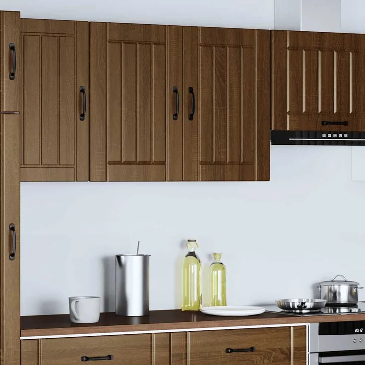 vidaXL Küchen-Hängeschrank Lucca Braun Eichen-Optik Holzwerkstoff 853834 – Bild 2