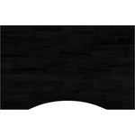 vidaXL Schreibtischplatte Dunkelbraun 80x50x2,5 cm Massivholz Eiche 4009027