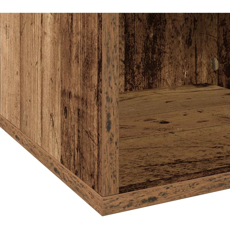 vidaXL Vinyl Album Box 2 stk. Altholz 37 x 36,5 x 38 cm Holzwerkstoff 8012855 – Bild 8
