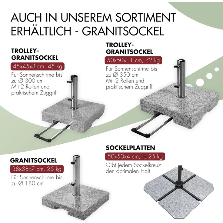 Doppler ALU Bodenhülse Universal mit Bodenanker für Rohr ø 32 - 60 mm – Bild 5