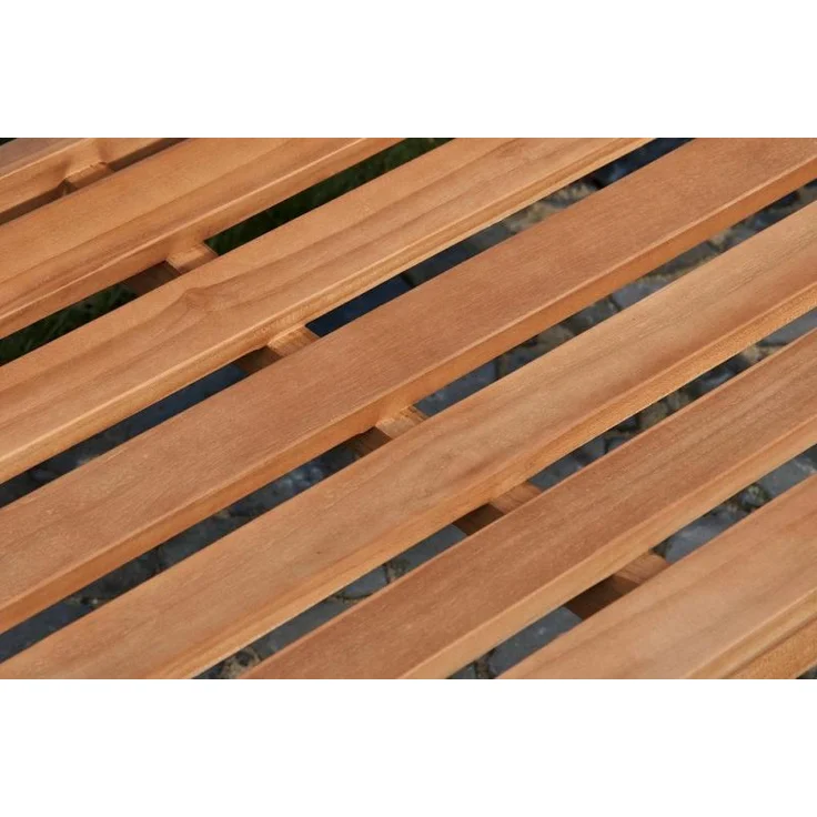 CLP Teakbank Jackson V2 Gartenbank mit Rückenlehne wetterfest stabil massiv,teak 150 cm – Bild 7