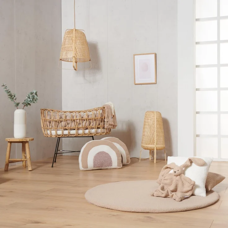 Nordic Coast Company Dekokissen Teddy Bouclé Stoff - Kissen inkl. Füllung, Kissenhülle mit Füllung – Bild 3