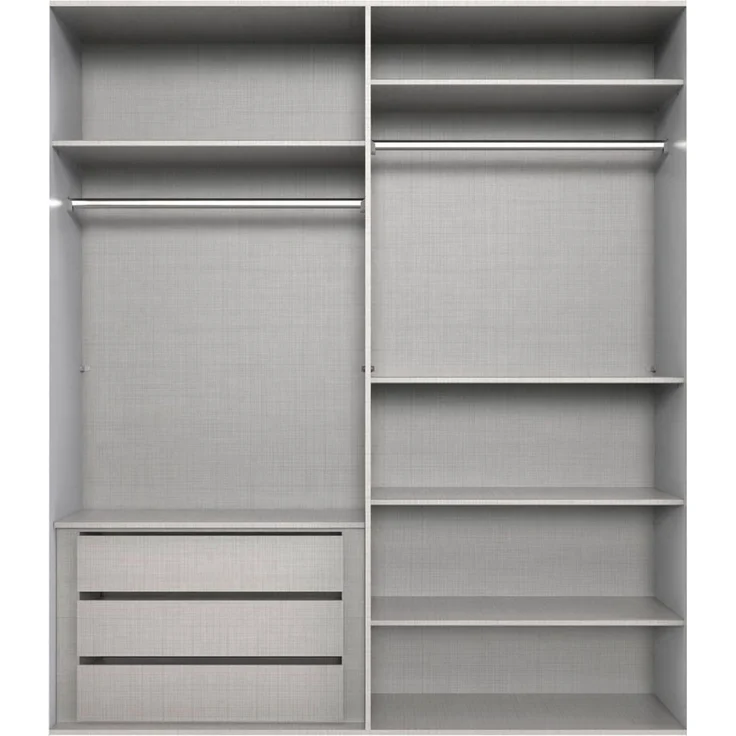 Wimex Drehtürenschrank London in den Breiten 180cm, 225cm und 270cm erhältlich, inkl. Spiegel Kleiderschrank wahlweise mit Basic- o. Premium-Ausstattung erhältlich – Bild 3