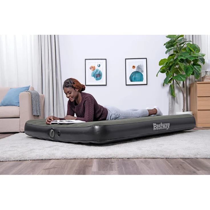 TriTech® Doppelluftbett mit mobiler, akkubetriebener Elektropumpe 203 x 152 x 25 cm – Bild 8