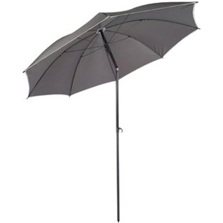VCM Sonnenschirm rund 917580 Taupe H. 190 x 160 x 160 cm – Bild 6