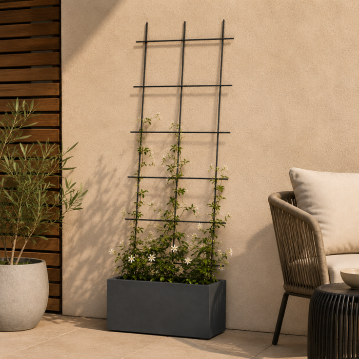 KADAX Gartenspalier für Blumen für Kletterpflanzen 45x150 – Bild 2