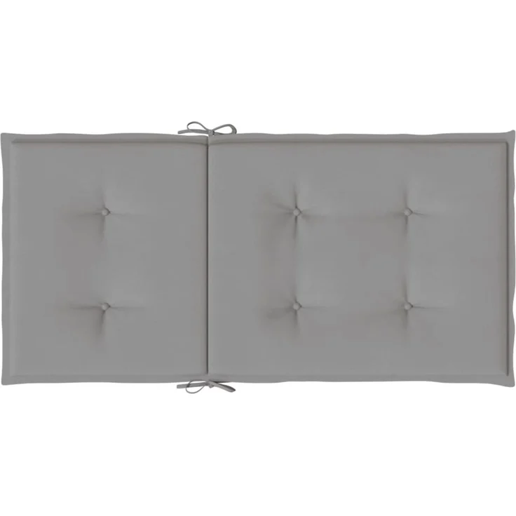 vidaXL Gartenstuhlauflagen für Niedriglehner 2 Stk. Grau Oxford-Gewebe 47550 – Bild 7