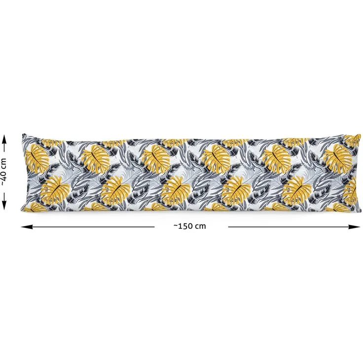 Amilian Seitenschläferkissen 150 cm x 40 cm (Made in EU), Stillkissen, Lagerungskissen, Schwangerschaftskissen zum Schlafen, Pregnancy Pillow, Lagerungskissen mit Bezug