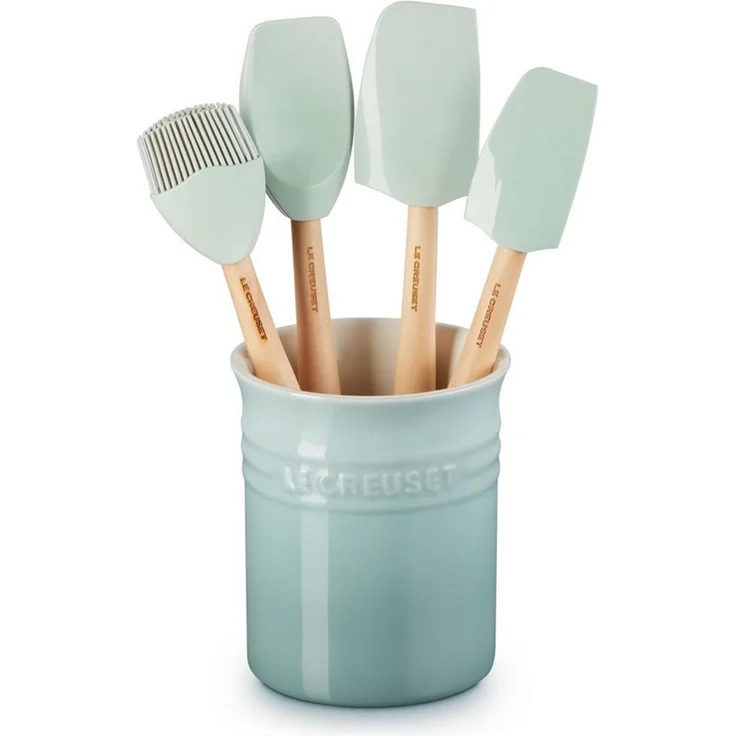 LE CREUSET Kochbesteck-Set Classic Kochkellen-Set 5tlg. Craft, 1.1 L, Sea Salt, 69003007170003 – Bild 1
