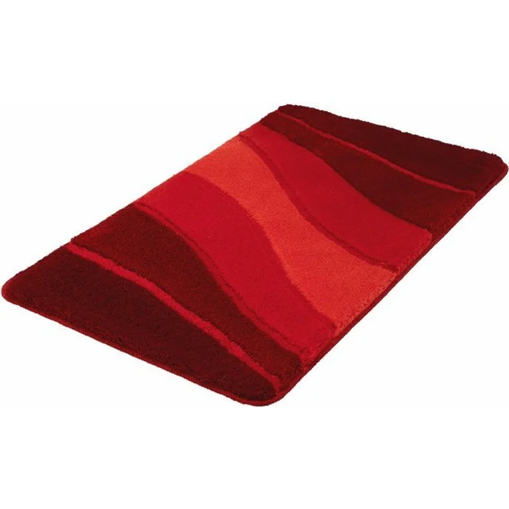 MEUSCH Badematte Ocean, Höhe 23 mm, rutschhemmend beschichtet, fußbodenheizungsgeeignet, Kunstfaser, Badteppich, Wellen Design, mit Farbverlauf, Hoch-Tief Effekt, waschbar – Bild 4