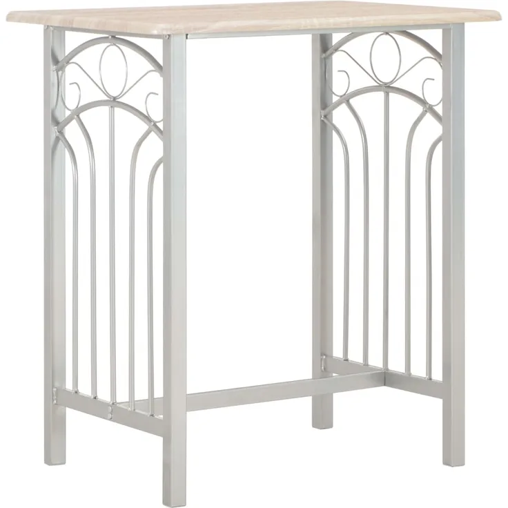 vidaXL 3-tlg. Bar-Set Holz und Stahl 284398