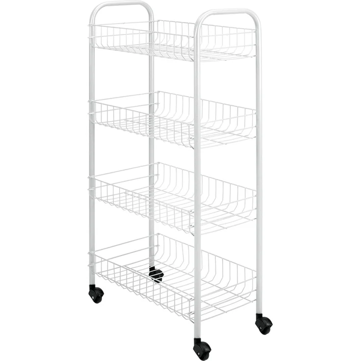 METALTEX 340634 Pisa Allzweckwagen mit 4 Etagen / Rollregal, Höhe 84 cm – Bild 1