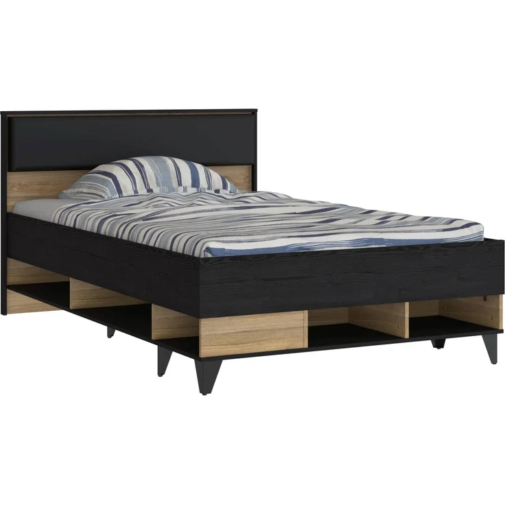 Jugendzimmer LYA mit 4-trg. Schrank Optik: Mauvella / Cabezone Eiche – Bild 2