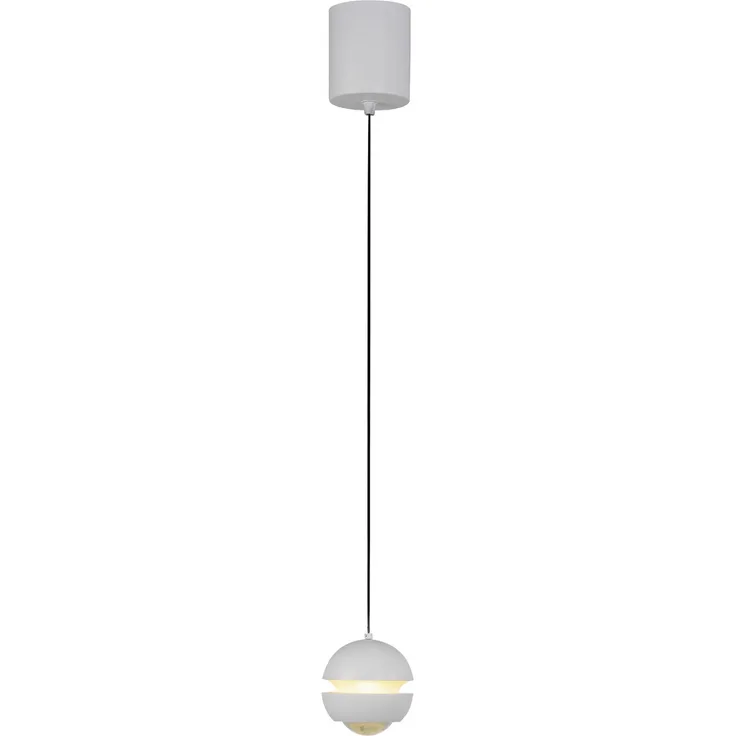 SCHÖNER WOHNEN-Kollektion LED Pendelleuchte LED Pendellampe LINI, höhenverstellbar, 1x LED Board 4,50W, warmweiß, Comfort Lift höhenverstellbar, Lichtfarbe warmweiß