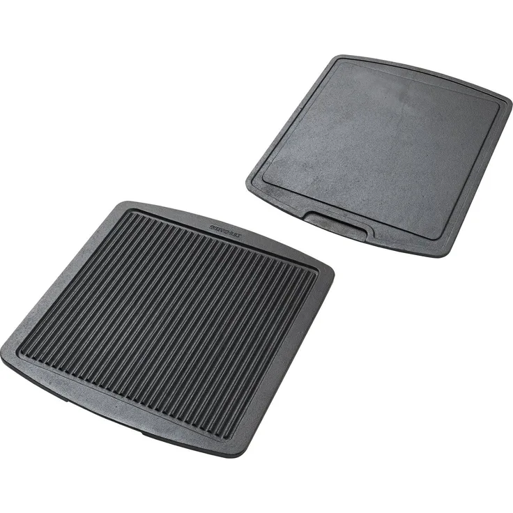 Skeppshult Brat- und Grillplatte, Gusseisen schwarz, 35,5 x 32,5 cm